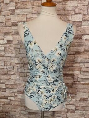 Nip Tuck Floral Ruched One-Piece Swimsuit